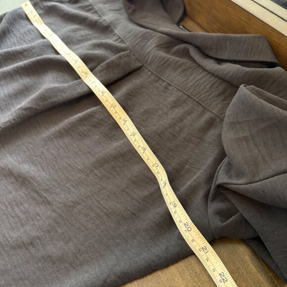 Fred Davis Women’s Button Down Blouse, Black, Large - Picture 6 of 7